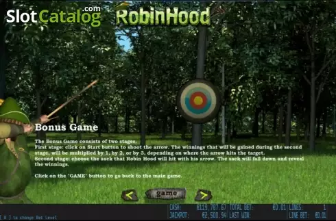 Скрин4. Robin Hood HD слот