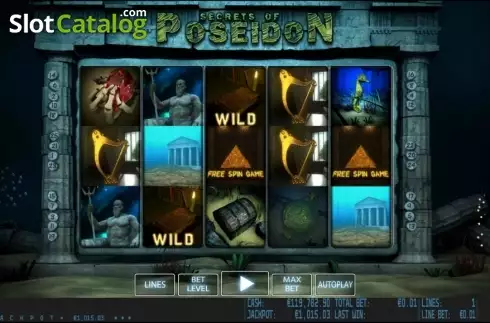 Скрин6. Secrets of Poseidon HD слот