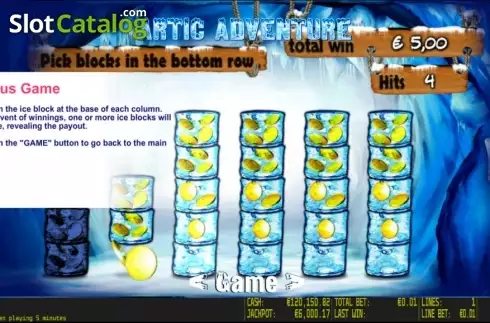 Скрин4. Artic Adventure HD слот