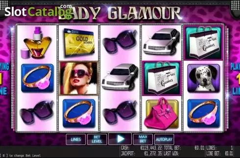 Скрин4. Lady Glamour HD слот