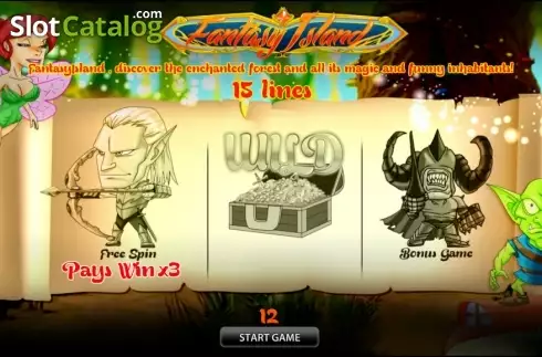Скрин2. Fantasy Island HD слот