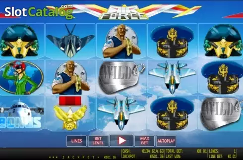 Скрин5. Air Force HD слот
