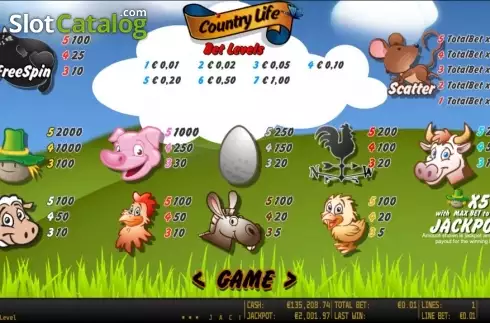 Скрин2. Country Life HD слот