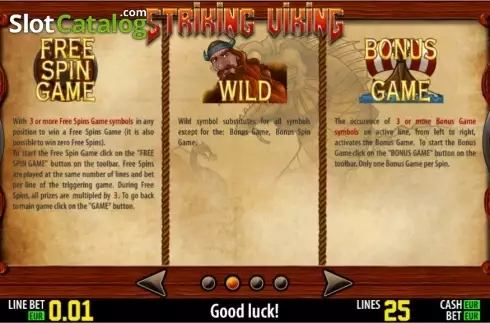 Скрин4. Striking Viking HD слот