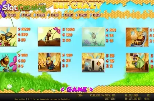 Скрин3. Bee Crazy HD слот