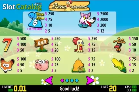 Скрин2. Farm Adventures HD слот