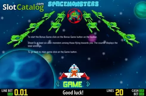 Скрин4. Space Monsters HD слот