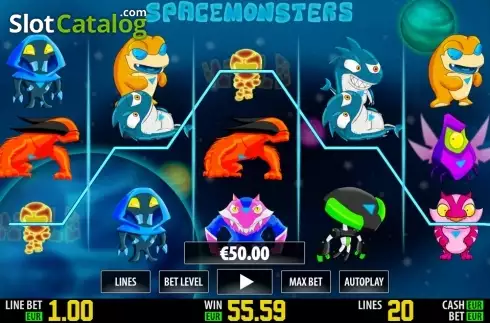 Скрин6. Space Monsters HD слот