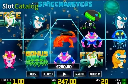 Скрин7. Space Monsters HD слот