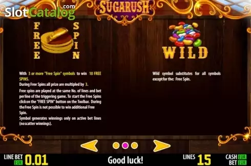 Скрин3. Sugarush HD слот