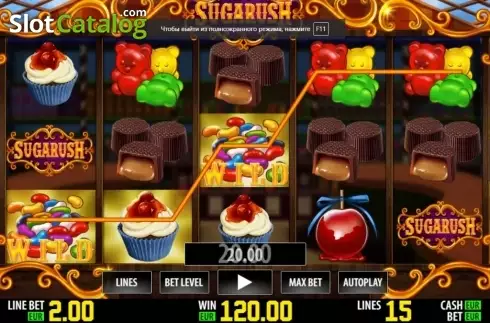Скрин6. Sugarush HD слот