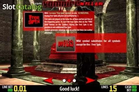 Скрин3. Vampire Killer HD слот