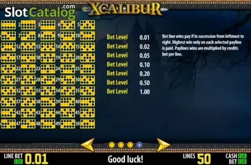 Скрин5. Xcalibur HD слот