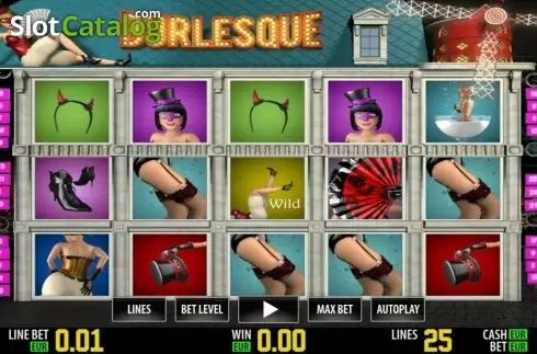 Скрин5. Burlesque HD слот