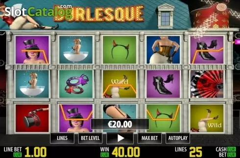 Скрин6. Burlesque HD слот