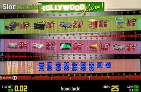 Скрин2. Hollywood Film HD слот