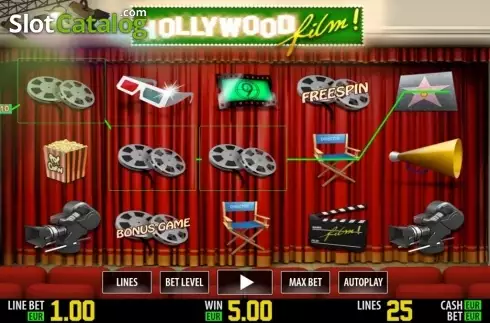 Скрин6. Hollywood Film HD слот