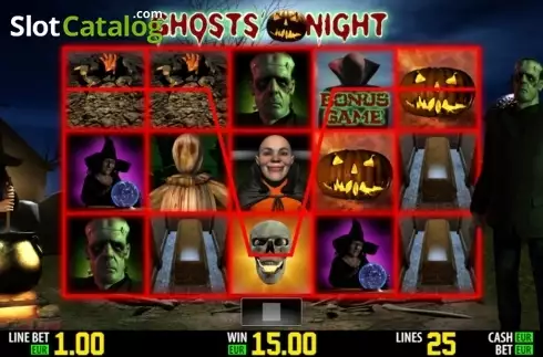 Скрин7. Ghosts' Night HD слот