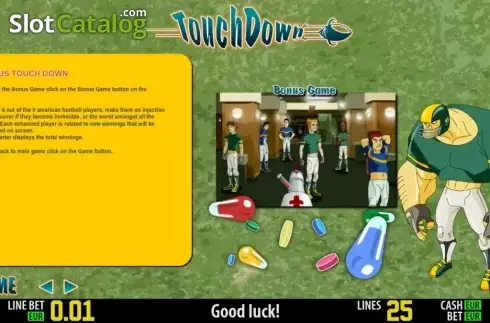 Скрин4. Touch Down HD слот
