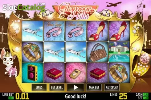 Скрин5. Glamour Hills HD слот
