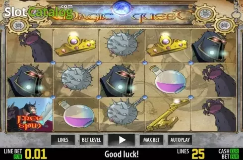 Скрин5. Magic Quest HD слот