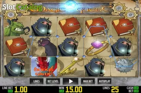 Скрин6. Magic Quest HD слот