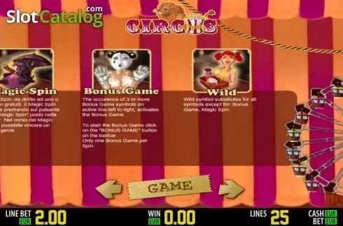 Скрин3. Circus HD слот
