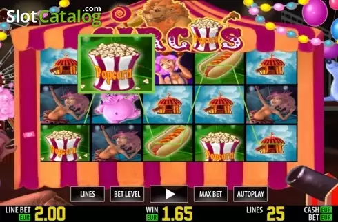 Скрин5. Circus HD слот