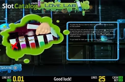 Скрин4. Love Lab HD слот