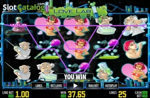 Скрин6. Love Lab HD слот