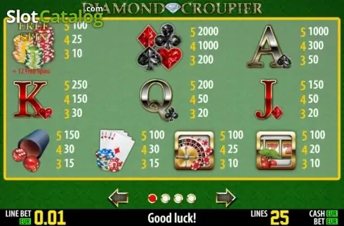 Скрин2. Diamond Croupier HD слот