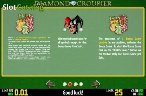 Скрин3. Diamond Croupier HD слот