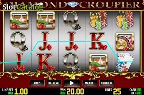 Скрин7. Diamond Croupier HD слот