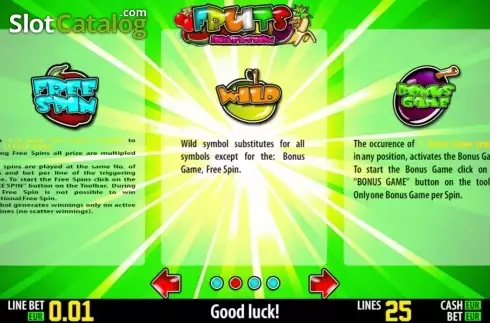 Скрин3. Fruits Dimension HD слот