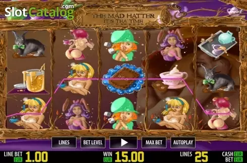 Скрин5. The Mad Hatter HD слот