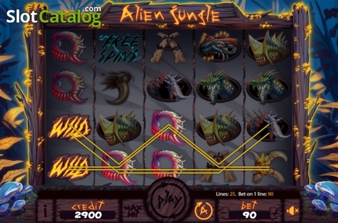 Скрин5. Alien Jungle слот
