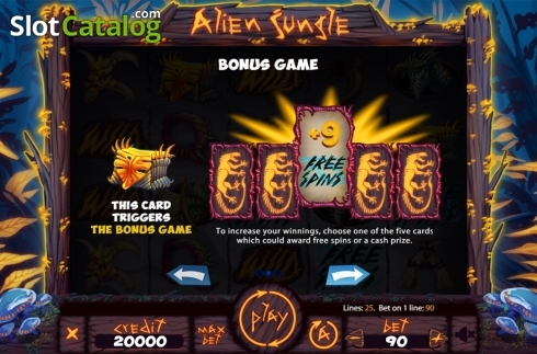 Скрин7. Alien Jungle слот