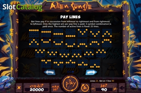 Скрин8. Alien Jungle слот