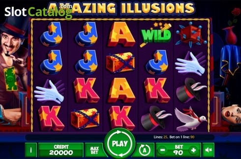 Скрин2. Amazing Illusions слот