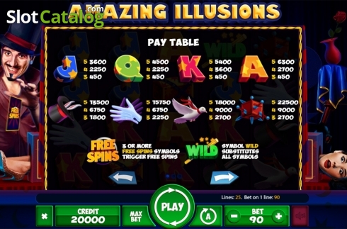Скрин6. Amazing Illusions слот