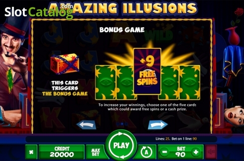Скрин7. Amazing Illusions слот