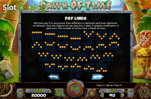 Скрин9. Dawn of Time слот