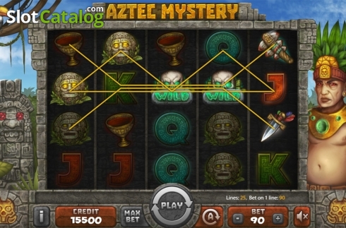 Скрин3. Aztec Mystery (X Card) слот