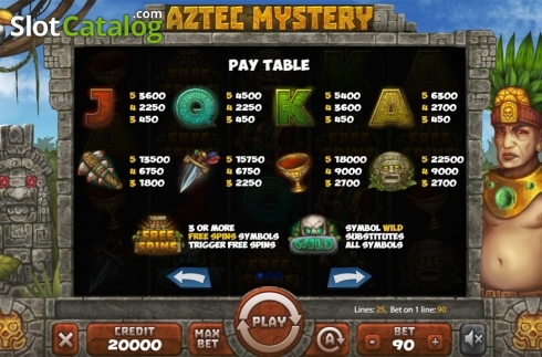 Скрин6. Aztec Mystery (X Card) слот