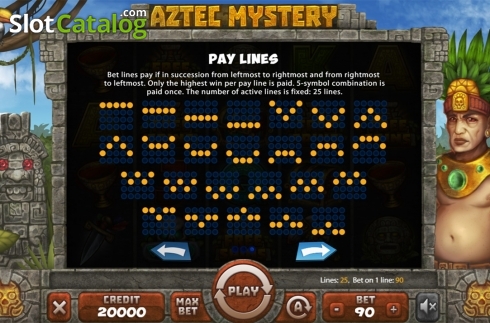 Скрин8. Aztec Mystery (X Card) слот