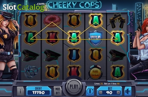 Скрин3. Cheeky Cops слот