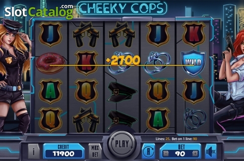 Скрин4. Cheeky Cops слот