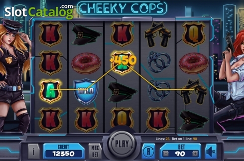 Скрин5. Cheeky Cops слот