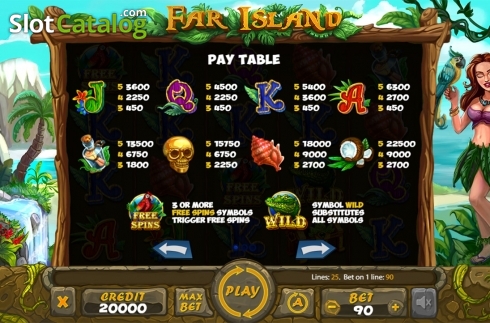 Скрин8. Far Island слот