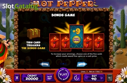 Скрин7. Hot Pepper (X Card) слот